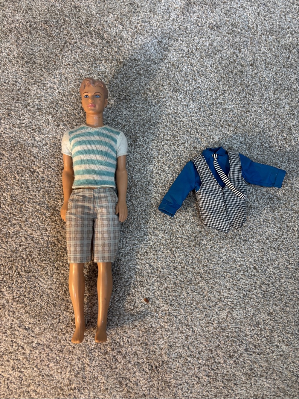 Vintage 1968 Ken Mattel Barbie with extra shirt